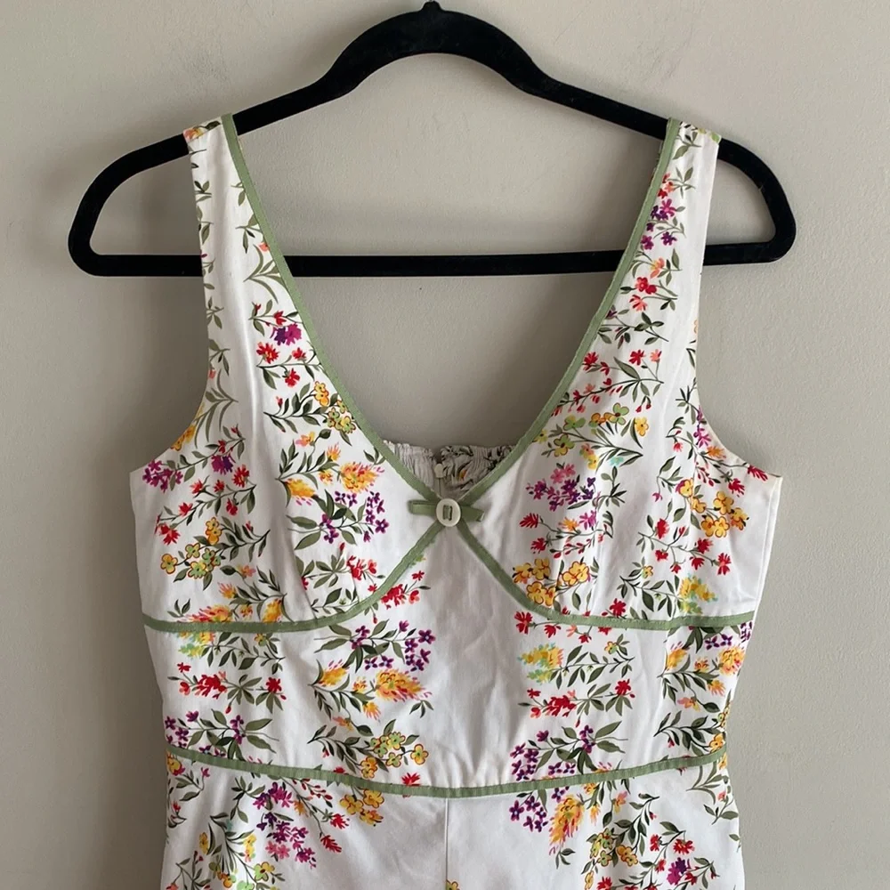 VTG R&K • cottage floral midi dress - Picture 2 of 7